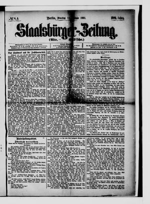 Staatsbürger-Zeitung vom 11.01.1881