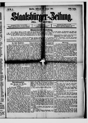 Staatsbürger-Zeitung vom 26.01.1881