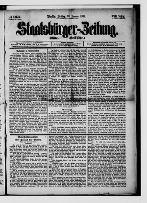 Staatsbürger-Zeitung vom 28.01.1881
