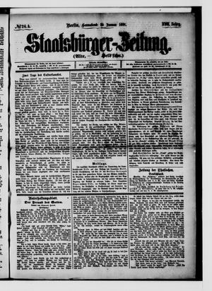 Staatsbürger-Zeitung vom 29.01.1881