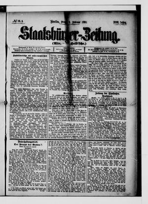 Staatsbürger-Zeitung vom 01.02.1881