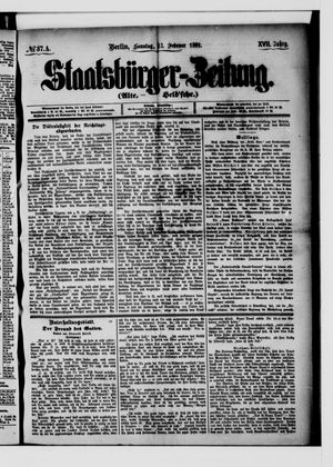 Staatsbürger-Zeitung vom 13.02.1881