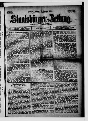Staatsbürger-Zeitung vom 15.02.1881