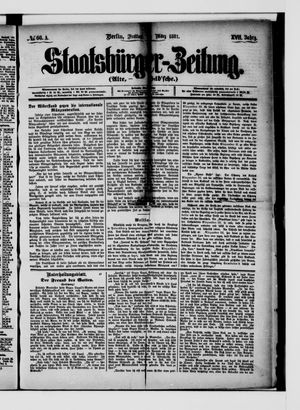 Staatsbürger-Zeitung on Mar 18, 1881