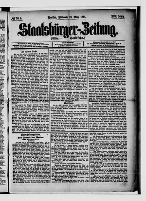 Staatsbürger-Zeitung vom 23.03.1881