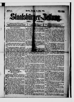 Staatsbürger-Zeitung vom 29.03.1881