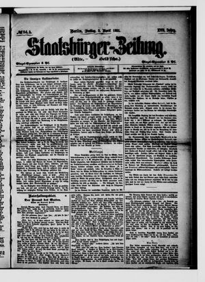 Staatsbürger-Zeitung on Apr 8, 1881
