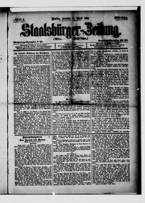 Staatsbürger-Zeitung vom 12.04.1881