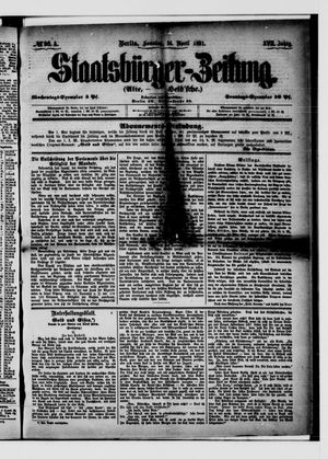 Staatsbürger-Zeitung vom 24.04.1881