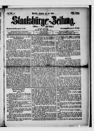 Staatsbürger-Zeitung vom 29.04.1881