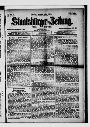 Staatsbürger-Zeitung vom 03.05.1881
