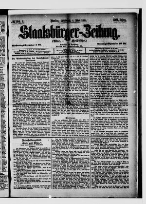 Staatsbürger-Zeitung vom 04.05.1881