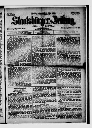 Staatsbürger-Zeitung vom 07.05.1881