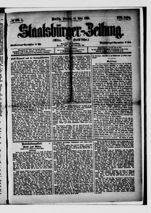 Staatsbürger-Zeitung vom 10.05.1881