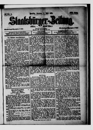 Staatsbürger-Zeitung vom 17.05.1881