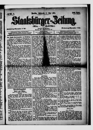 Staatsbürger-Zeitung vom 18.05.1881