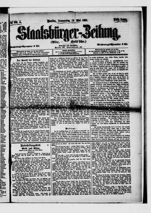 Staatsbürger-Zeitung vom 19.05.1881