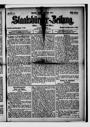 Staatsbürger-Zeitung vom 20.05.1881