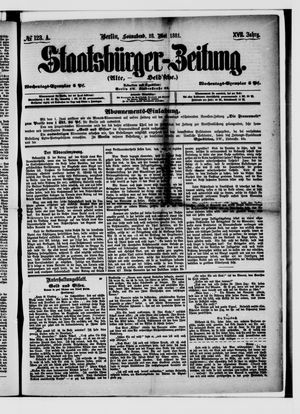 Staatsbürger-Zeitung vom 28.05.1881