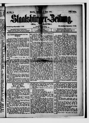 Staatsbürger-Zeitung vom 01.06.1881