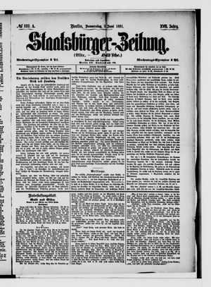 Staatsbürger-Zeitung vom 09.06.1881