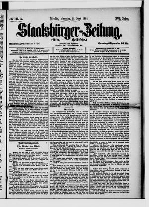 Staatsbürger-Zeitung vom 19.06.1881
