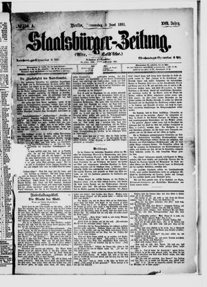 Staatsbürger-Zeitung vom 30.06.1881
