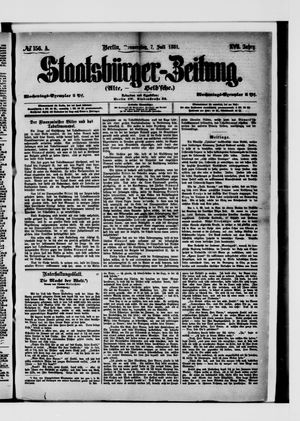Staatsbürger-Zeitung vom 07.07.1881