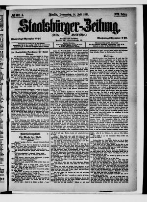 Staatsbürger-Zeitung on Jul 14, 1881