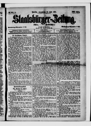Staatsbürger-Zeitung vom 16.07.1881