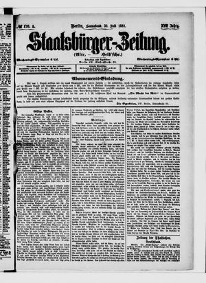 Staatsbürger-Zeitung vom 30.07.1881
