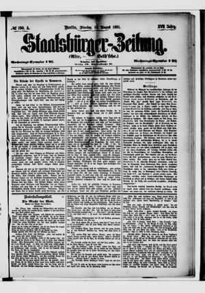 Staatsbürger-Zeitung vom 16.08.1881