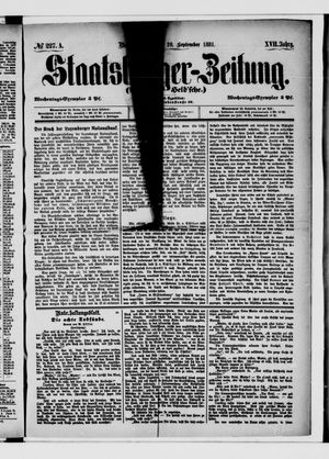 Staatsbürger-Zeitung vom 28.09.1881