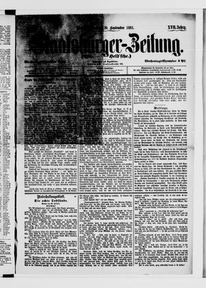 Staatsbürger-Zeitung vom 30.09.1881
