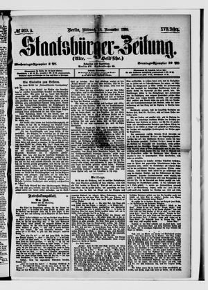 Staatsbürger-Zeitung vom 16.11.1881