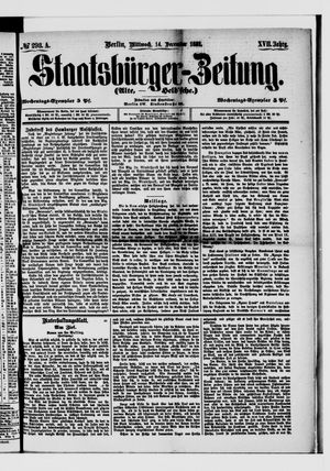Staatsbürger-Zeitung on Dec 14, 1881