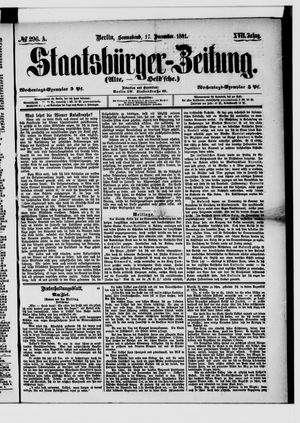Staatsbürger-Zeitung vom 17.12.1881