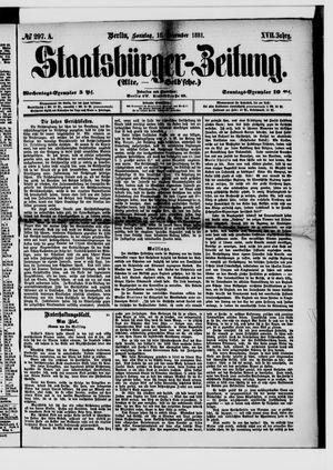 Staatsbürger-Zeitung on Dec 18, 1881