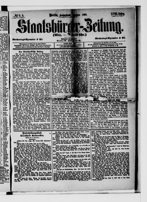 Staatsbürger-Zeitung vom 07.01.1882