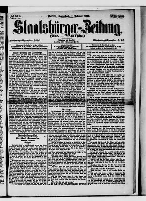 Staatsbürger-Zeitung on Feb 11, 1882