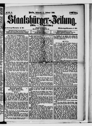 Staatsbürger-Zeitung vom 15.02.1882