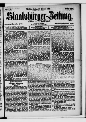 Staatsbürger-Zeitung on Feb 17, 1882