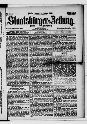 Staatsbürger-Zeitung on Feb 21, 1882