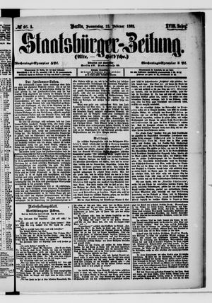Staatsbürger-Zeitung vom 23.02.1882