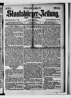 Staatsbürger-Zeitung on Mar 10, 1882