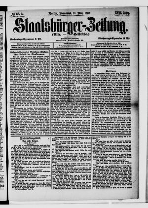 Staatsbürger-Zeitung on Mar 18, 1882
