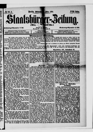 Staatsbürger-Zeitung vom 22.03.1882