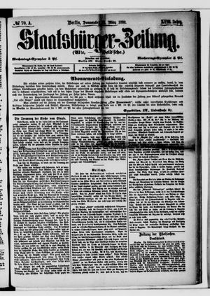 Staatsbürger-Zeitung vom 23.03.1882