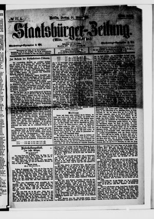Staatsbürger-Zeitung vom 31.03.1882