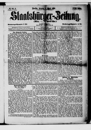Staatsbürger-Zeitung vom 04.04.1882